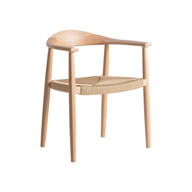 Silla WIELER, Madera / Marrón, Beige...
