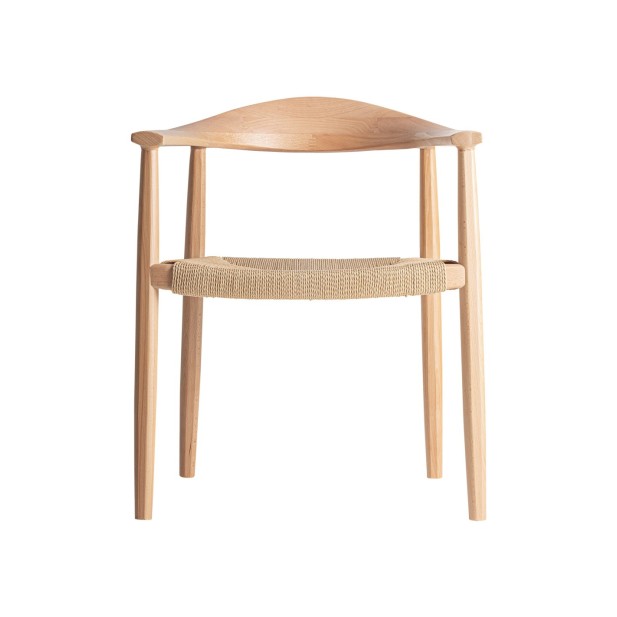 Silla WIELER, Madera / Marrón, Beige...