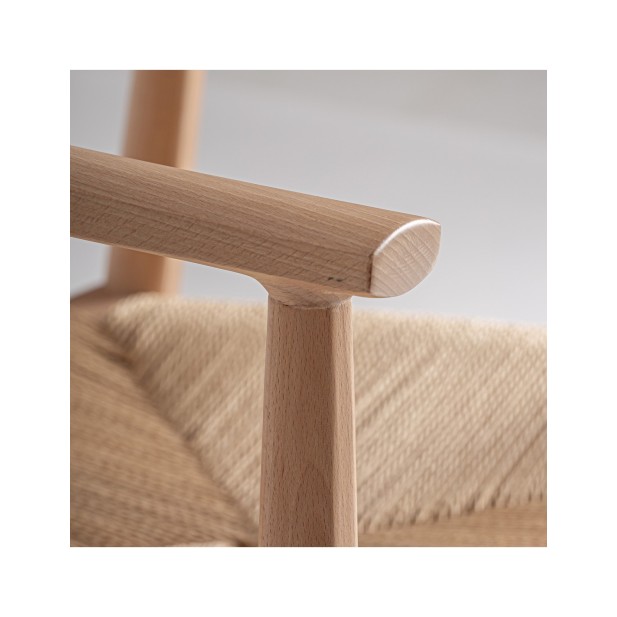 Silla WIELER, Madera / Marrón, Beige...