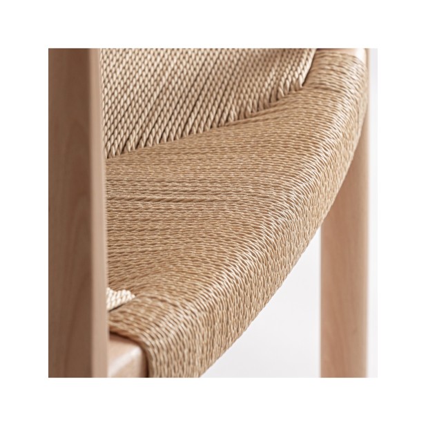 Silla WIELER, Madera / Marrón, Beige...