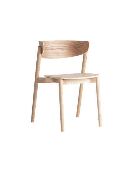 Silla WIELER, DM / Marrón - Kodu Home Design