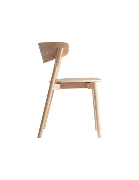 Silla WIELER, DM / Marrón - Kodu Home Design