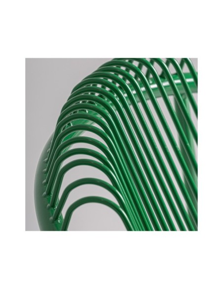 Silla Exterior BRIENZ, Hierro / Verde, Beige - Kodu Home Design