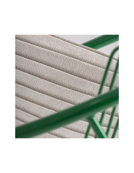 Taburete Alto BRIENZ 78 cm, Hierro / Verde, Gris - Kodu Home Design