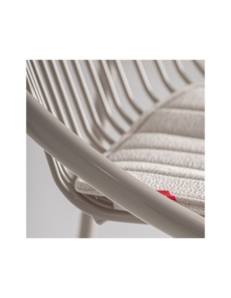 Taburete Alto BRIENZ 78 cm, Hierro / Gris - Kodu Home Design