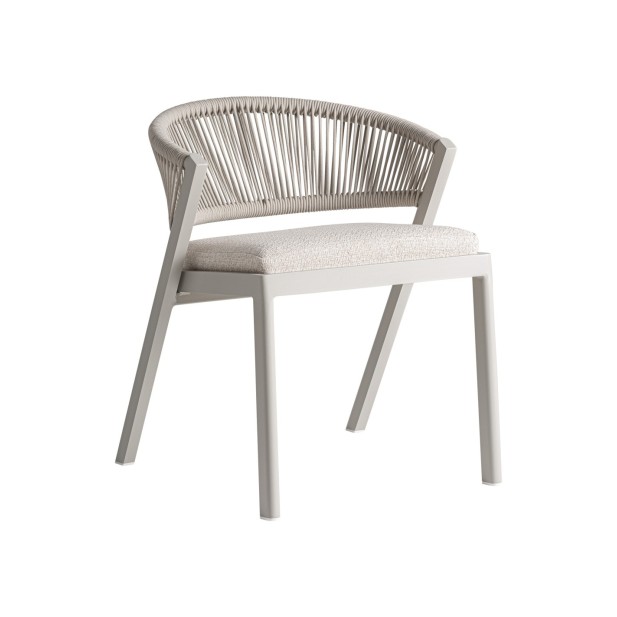 Silla Exterior TEGNA, Aluminio / Gris...