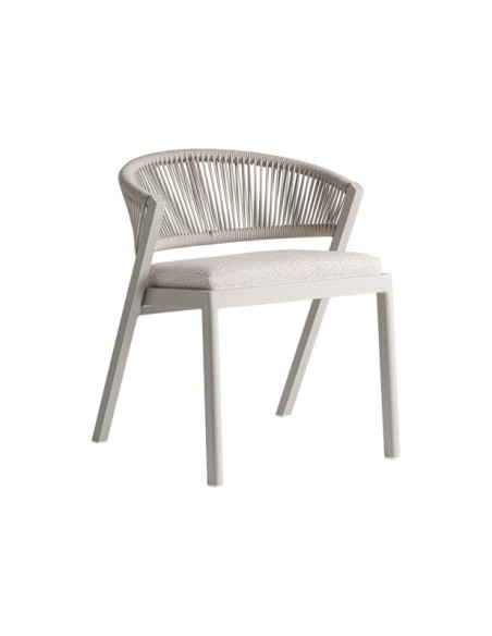 Silla Exterior TEGNA, Aluminio / Gris - Kodu Home Design