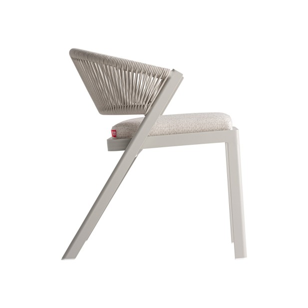 Silla Exterior TEGNA, Aluminio / Gris...