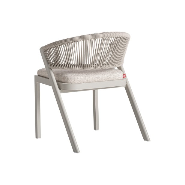 Silla Exterior TEGNA, Aluminio / Gris...