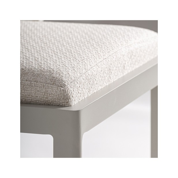 Silla Exterior TEGNA, Aluminio / Gris...