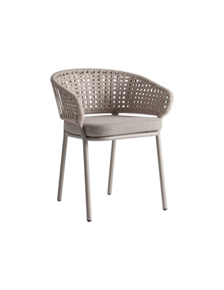 Silla Exterior LENK, Aluminio / Topo - Kodu Home Design