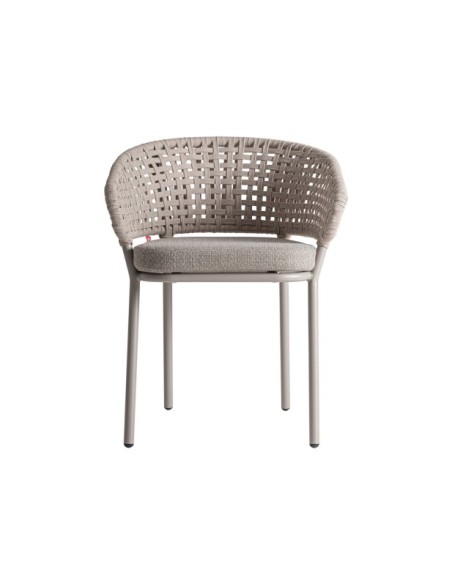 Silla Exterior LENK, Aluminio / Topo - Kodu Home Design