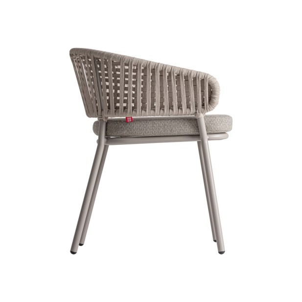 Silla Exterior LENK, Aluminio / Topo...