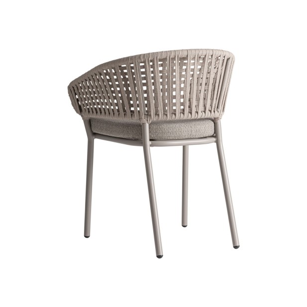 Silla Exterior LENK, Aluminio / Topo...