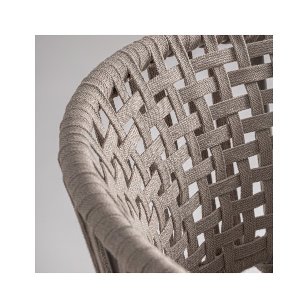 Silla Exterior LENK, Aluminio / Topo...