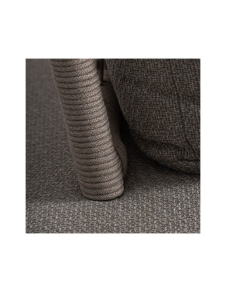 Sofá Exterior LENK Módulo Central 105x105 cm, Aluminio, Polipropileno / Topo - Kodu Home Design