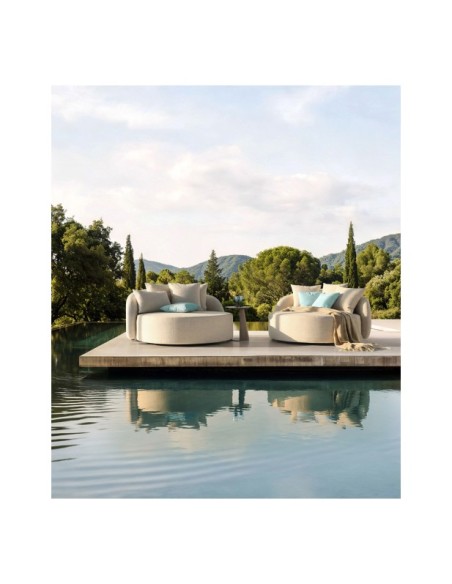 Sofá VITZNAU 157x157x74 cm, Polipropileno / Beige - Kodu Home Design