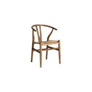 Silla ZERNEZ, Madera / Marrón, Beige - Kodu Home Design