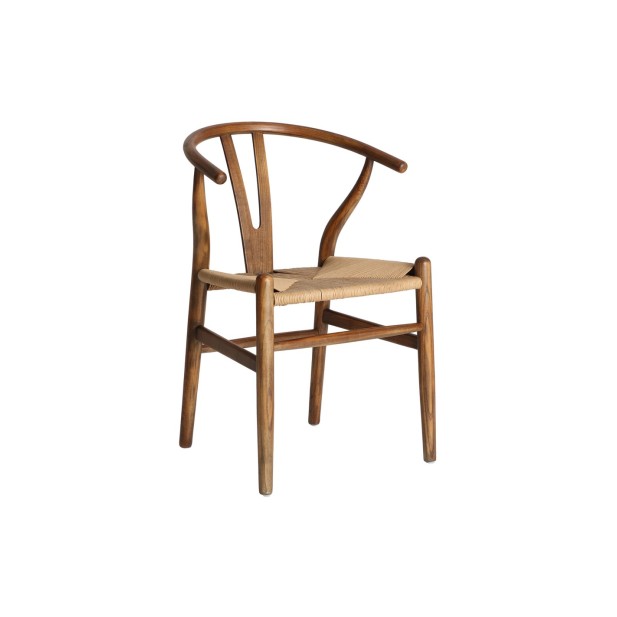 Silla ZERNEZ, Madera / Marrón, Beige...