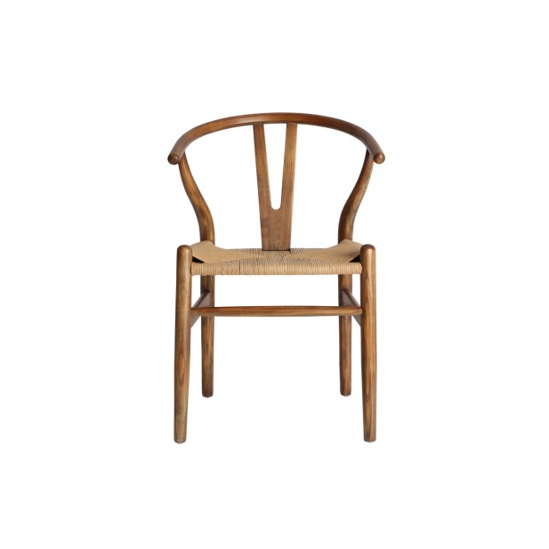 Silla ZERNEZ, Madera / Marrón, Beige...