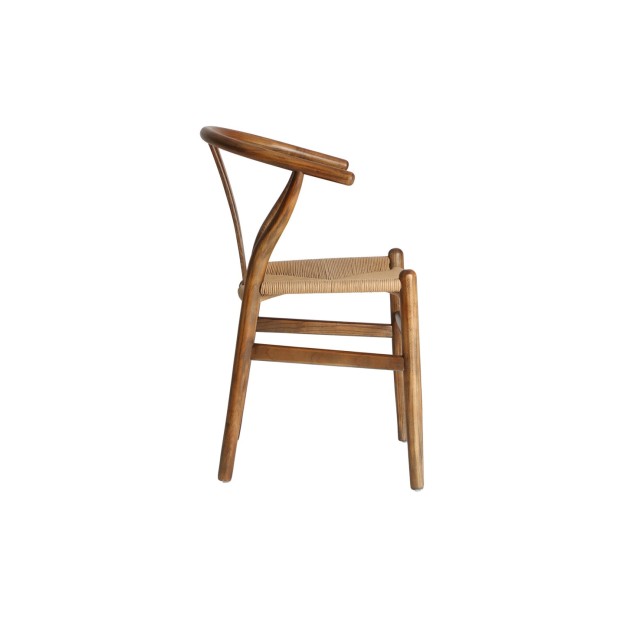 Silla ZERNEZ, Madera / Marrón, Beige...