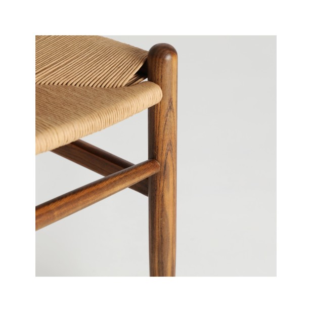 Silla ZERNEZ, Madera / Marrón, Beige...