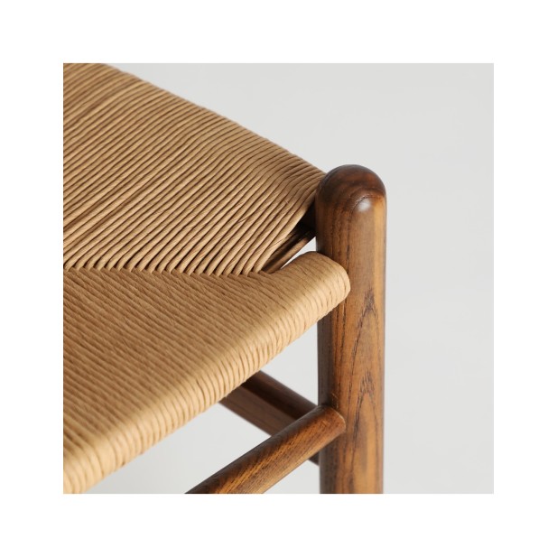 Silla ZERNEZ, Madera / Marrón, Beige...