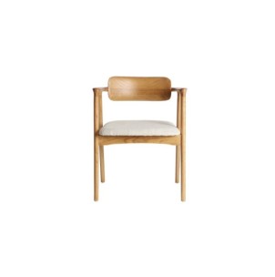 Silla ERISWIL, Madera / Marrón, Crema - Kodu Home Design 2