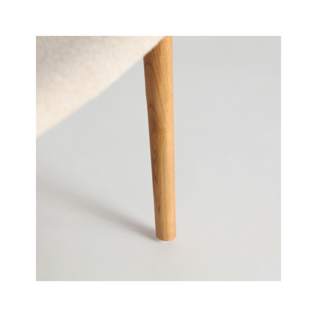 Silla ERISWIL, Madera / Marrón, Crema...