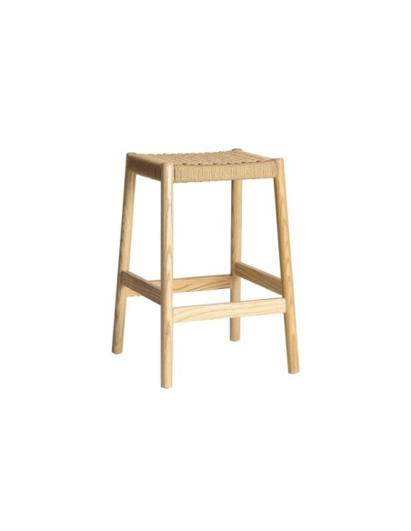 Taburete Alto VALJEA 66 cm, Madera / Marrón - Kodu Home Design