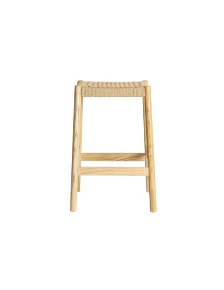 Taburete Alto VALJEA 66 cm, Madera / Marrón - Kodu Home Design