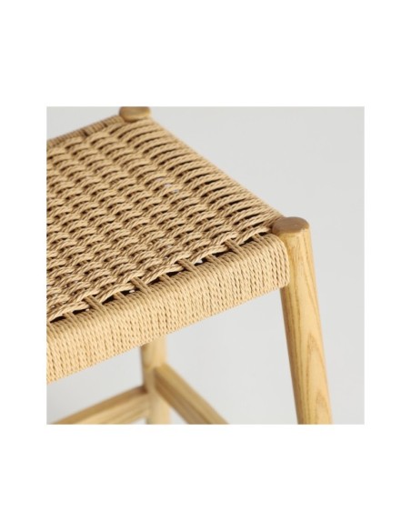 Taburete Alto VALJEA 66 cm, Madera / Marrón - Kodu Home Design