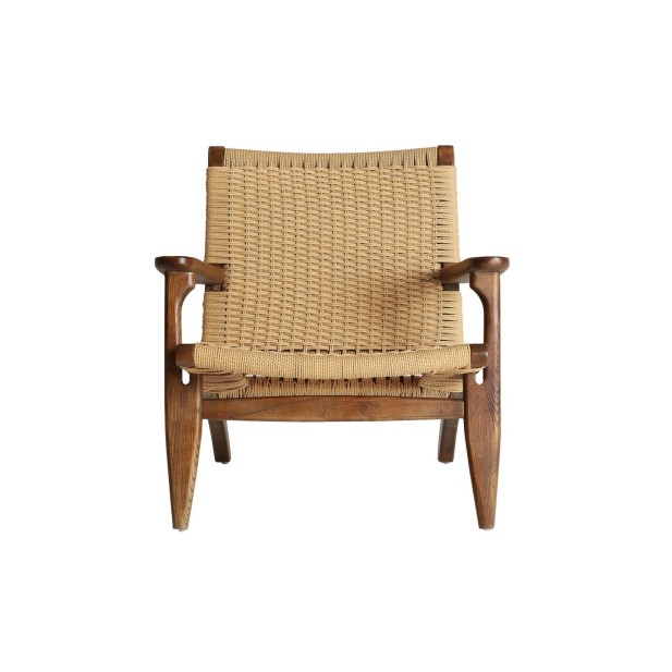 Sillón JESHARE, Madera / Marrón -...