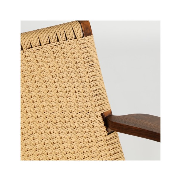 Sillón JESHARE, Madera / Marrón -...