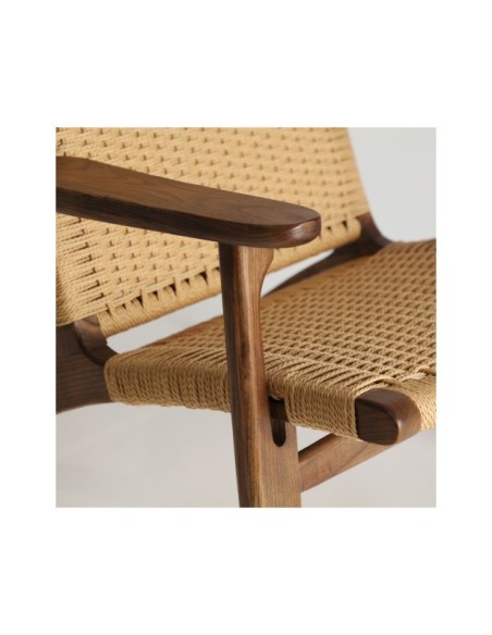 Sillón JESHARE, Madera / Marrón - Kodu Home Design