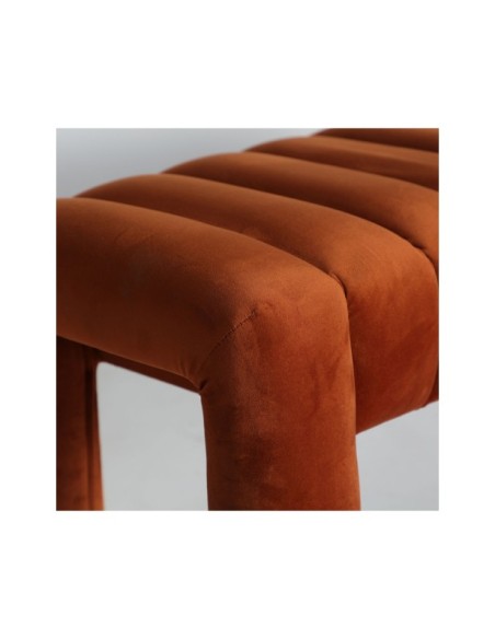 Banco HALLE, Terciopelo / Ámbar - Kodu Home Design