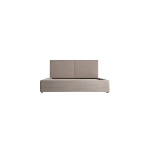 Cama NATASHA 165x225x105 cm, Poliéster, Madera / Beige -... 2
