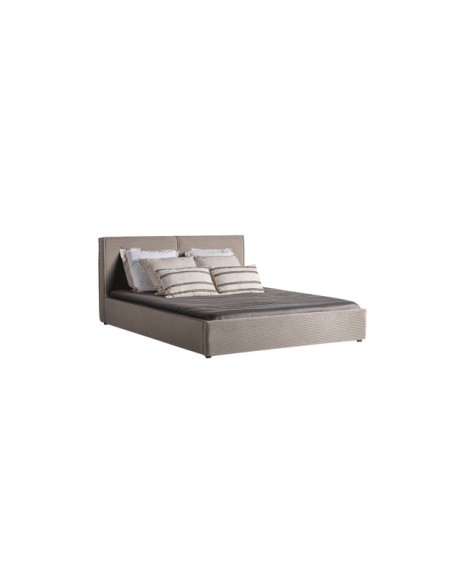 Cama NATASHA 165x225x105 cm, Poliéster, Madera / Beige - Kodu Home Design