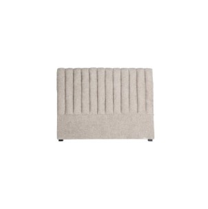 Cabecero de Cama GILLEY 160x122 cm, Algodón / Gris, Negro...