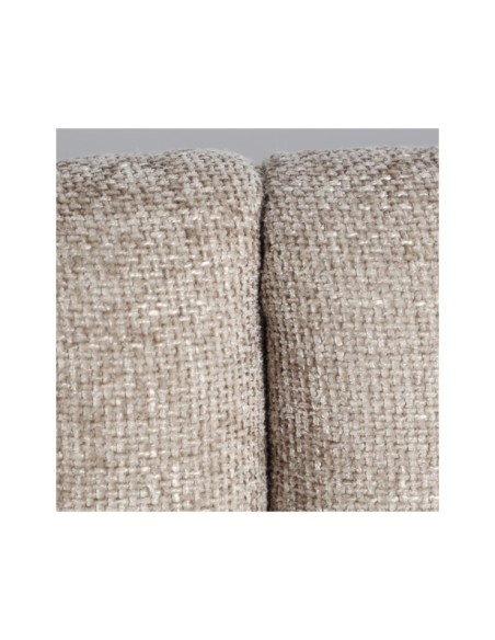 Cabecero de Cama GILLEY 160x122 cm, Algodón / Gris, Negro - Kodu Home Design