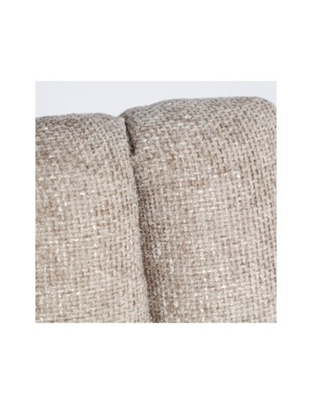 Cabecero de Cama GILLEY 160x122 cm, Algodón / Gris, Negro - Kodu Home Design