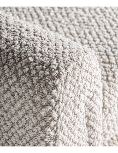 Banco IZEGEM 140 cm, Algodón Bouclé / Blanco roto - Kodu Home Design