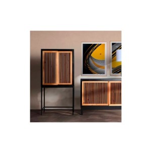 Armario LOMQUI, DM, Madera / Marrón Claro, Natural - Kodu... 2