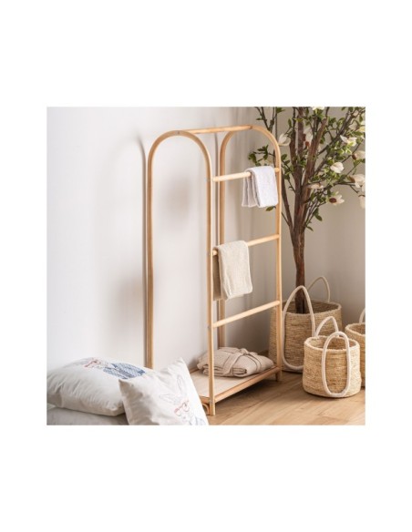 Toallero CLEO, Ratán / Marrón - Kodu Home Design