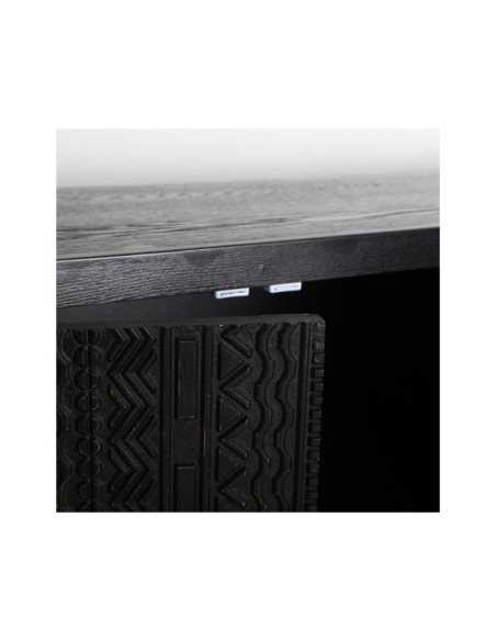 Aparador ANTRIM, Madera, Hierro / Negro - Kodu Home Design