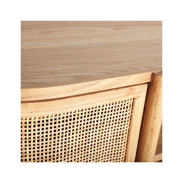 Mueble TV IKLA, DM, Madera, Ratán /...