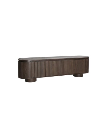 Mueble TV KOLGA, Madera de Mango / Marrón - Kodu Home Design