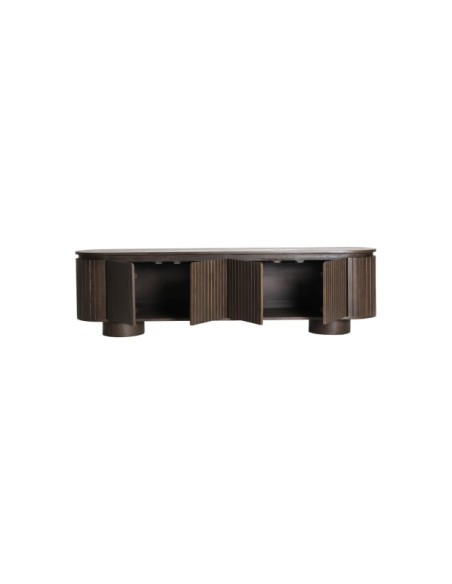 Mueble TV KOLGA, Madera de Mango / Marrón - Kodu Home Design