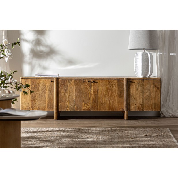 Mueble TV KOIGI, Madera de Mango /...