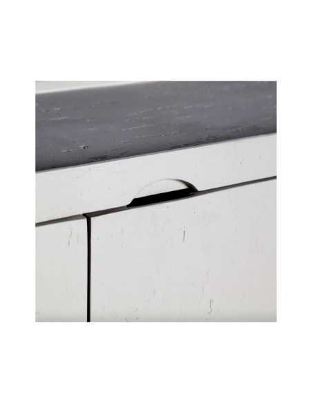 Aparador HALSUA, Madera de Mango / Blanco Roto - Kodu Home Design